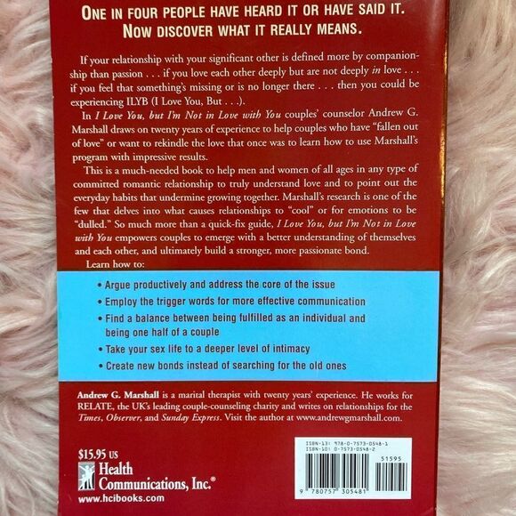 “I Love You, But…I’m Not In Love With You” Book by Andrew G. Marshall - Picture 2 of 2